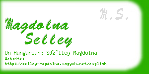 magdolna selley business card